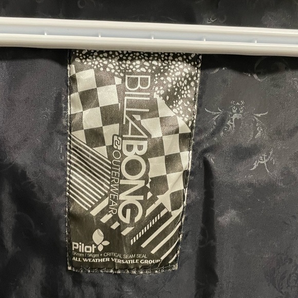 GUC Billabong Snowboard jacket Size L brown with black stripes - Picture 4 of 6